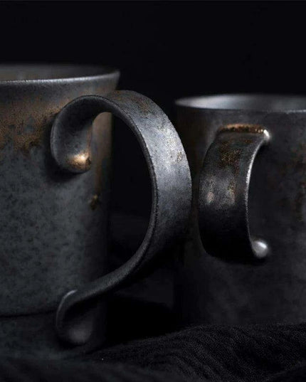 Vintage Japanese-Style Ceramic Tumbler: A Rustic Touch for Every Sip