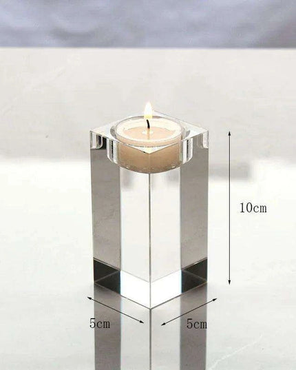 Elegant K9 Crystal Tealight Holders – Enhance Your Home Decor and Special Occasions