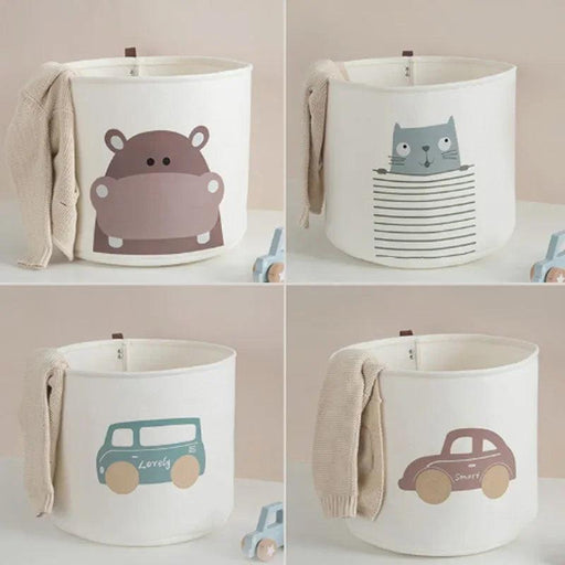 Chic Eco-Friendly Ivory Felt Organizer Basket - Stylish Home Storage Solution