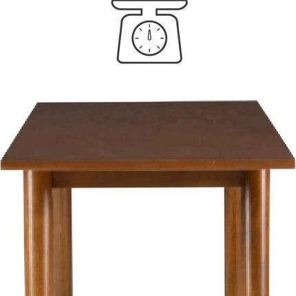 Walnut Mid-Century Modern Entryway Table with Storage and Display Shelf