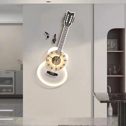 Modern Minimalist Wall Lamp with Art Clock Face