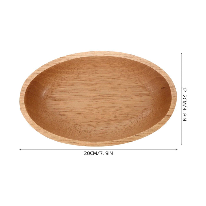 Elegant Wooden Serving Tray Set for Fruits, Desserts, and Sushi - Chic Home Decor Essential