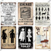 Vintage Charm Toilet Wall Art for Quirky Bathroom Decor