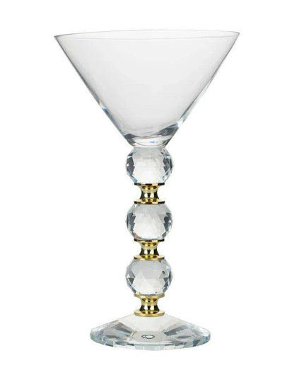 260ML Elegant Lead-Free Crystal Martini Glasses - Premium Drinkware for Cocktails, Wine, and Coffee - Ideal for Celebrations, Bars, and Gift Giving