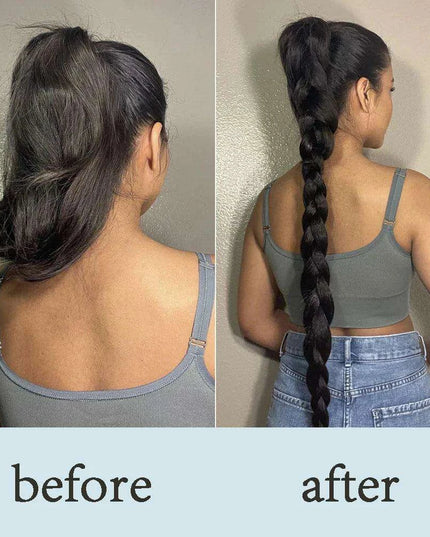 Chic Transformation: 24-Inch Long Twist Braid Ponytail Extensions for Effortless Elegance