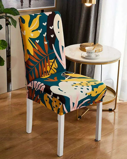 Elegant Bohemian Paisley Mandala Stretch Chair Slipcovers for Dining and Banquets