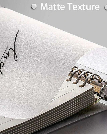 Transparent Loose Leaf Journal Binder for Seamless Organization