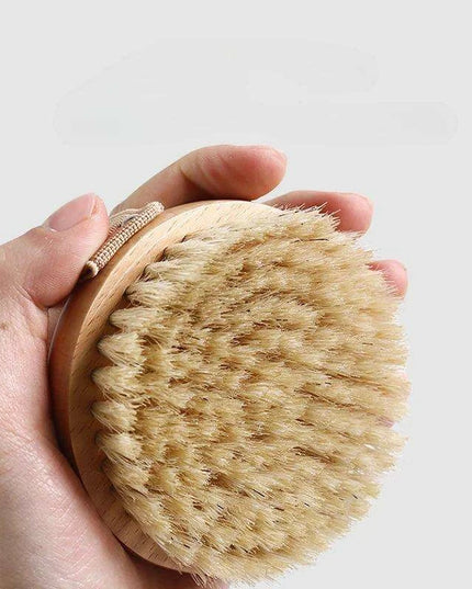 Exfoliating Body Brush for Lean Legs - Bath Scrub Tool for Radiant Skin
