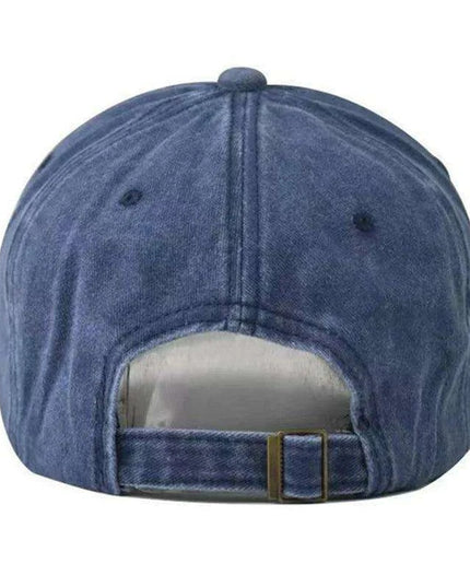 Retro Mountain Embroidered Cap - Unisex Vintage Baseball Hat