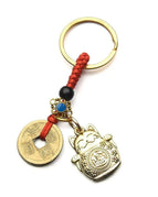 Lucky Cat Keychain