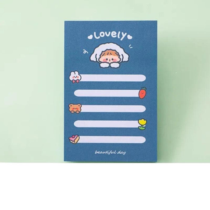 Whimsical Bear-Themed Sticky Notes Set - 80-Pieces to Brighten Your Workspace