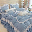 Blue 2 / for 1.5m bed 3pcs / Flat Bed Sheet
