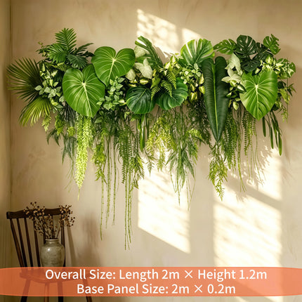 Artificial Green Plant Wall Hanging Decor, Simulation Plant Vine Water