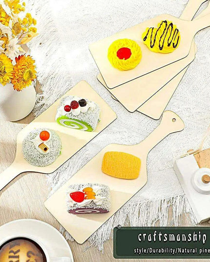 Chic Paddle-Style Wooden Cutting Board - Essential for Every Home Chef