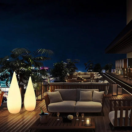 Outdoor Water Drop Landscape Lights — Waterproof Solar & Plug-In