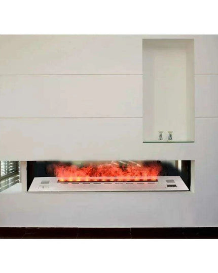 Customizable Smart Electric Fireplace Insert for Commercial Use: Sizes Ranging from 70cm to 200cm with Advanced Features