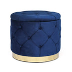 Blue Round Golden Ba