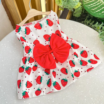 Bow Lace Princess Dress for Dogs & Kittens