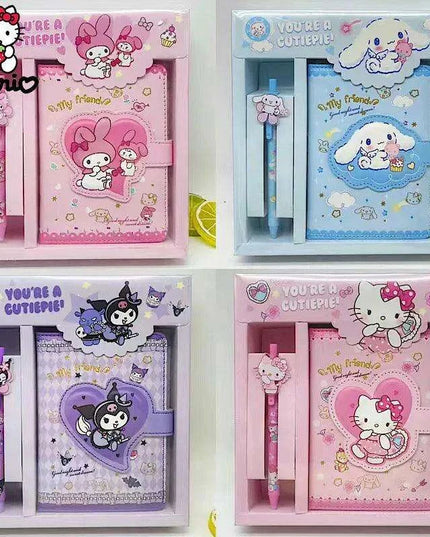 Charming Sanrio Characters Stationery Set with Gel Pens and Planner for Organization