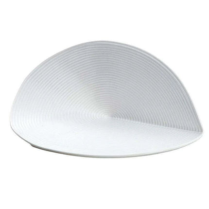 Artisan White Ceramic Dinner Plate Collection - Unique Handcrafted Design for Elegant Entertaining