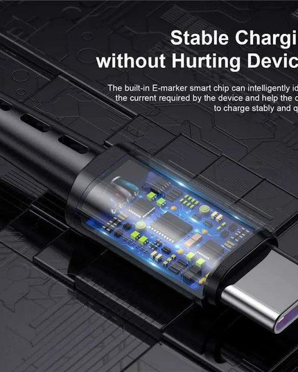 Ultra-Fast USB C Charging and Data Transfer Cable for MacBook, Xiaomi, Samsung, Huawei - Reliable Performance and Compatibility