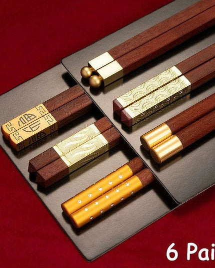 Sophisticated Ruby Bamboo Chopstick Collection - Transform Your Asian Dining Adventure