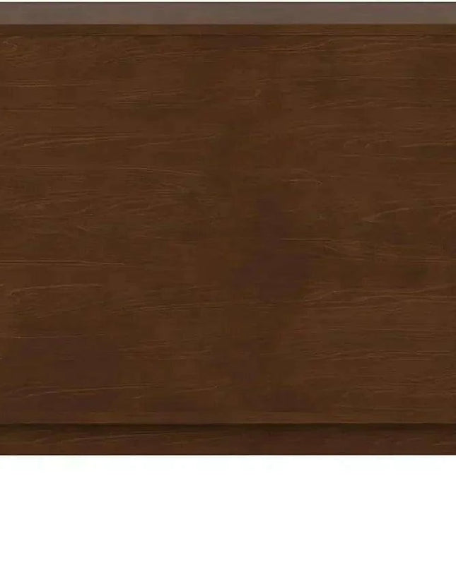 Walnut-Enhanced 60" Mid-Century Modern Entertainment Center with Storage Drawers and Cabinet