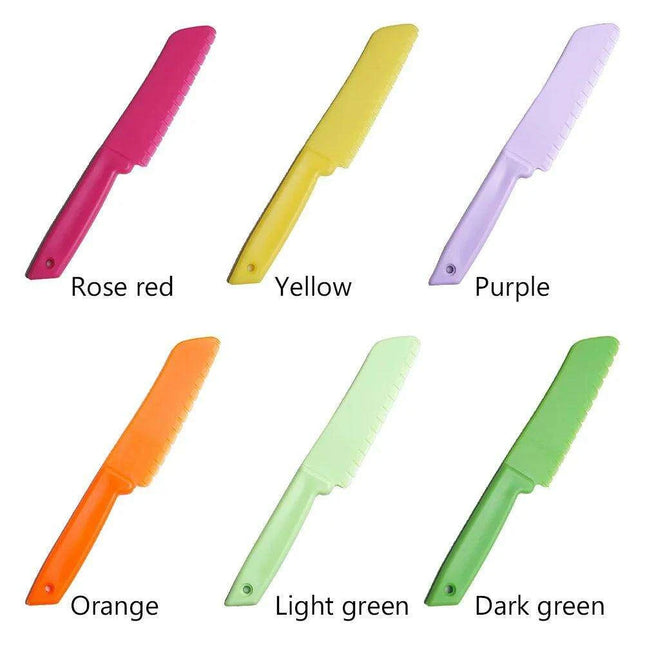 Colorful Junior Chef Knife Set for Safe Culinary Adventures