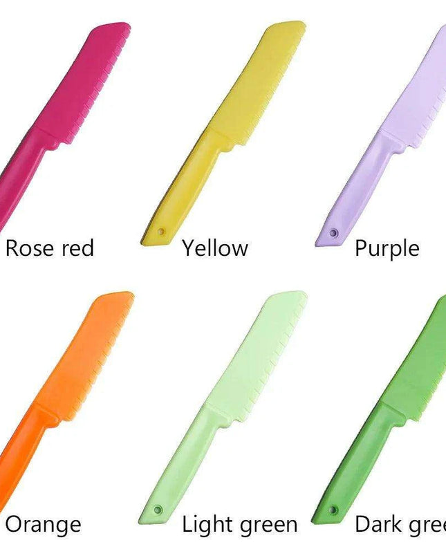 Colorful Junior Chef Knife Set for Safe Culinary Adventures