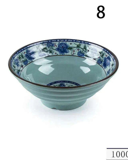 Chic Melamine Bowl for Ramen and Salad – Perfect for Home and Restaurant Use