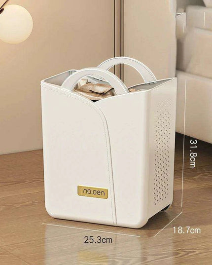 Elegant Space-Saving Laundry Basket for Convenient Organization