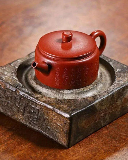 Exquisite 150ML Handcrafted Yixing Purple Clay Teapot - Authentic Dahongpao Mud Soaking Kettle for Chinese Tea Culture