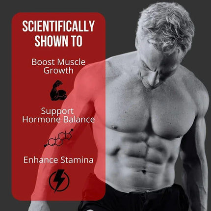 Muscle Builder for Men 30+ — Ashwagandha, Ginseng & Tribulus Capsules