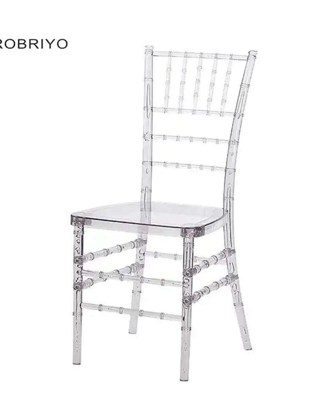 Sophisticated 20-Piece Clear Acrylic Chair Collection for Events