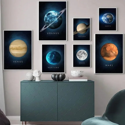 Sun Venus Pictures Painting Nordic Posters for Living Saturn Mars Earth Pluto Planet Wall Art Canvas and Prints Wall Room Decor sun-venus-pictures-painting-nordic-posters-for-living-saturn-mars-earth-pluto-planet-wall-art-canvas-and-prints-wall-room-decor
