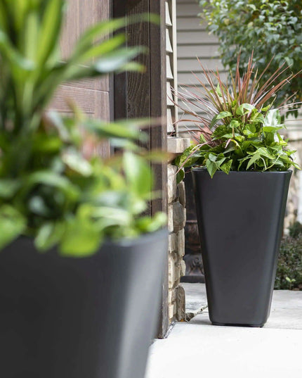 Modern Self-Watering Square Planters Set - Elevate Your Plant Game