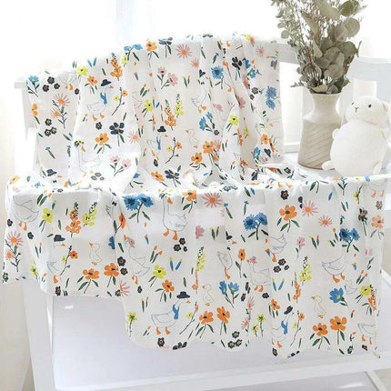 Luxuriously Soft Organic Bamboo Cotton Swaddle Blanket for Infants