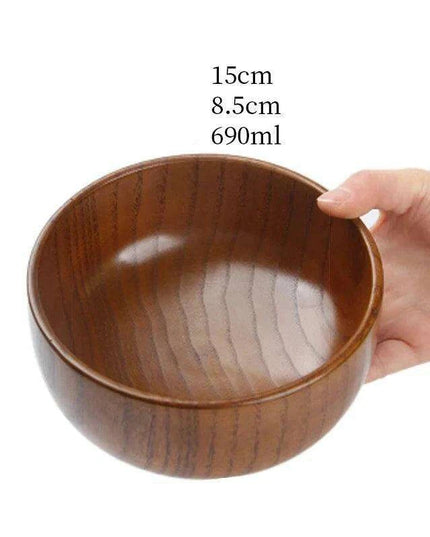 Deluxe Japanese Wooden Dining Set for Kids