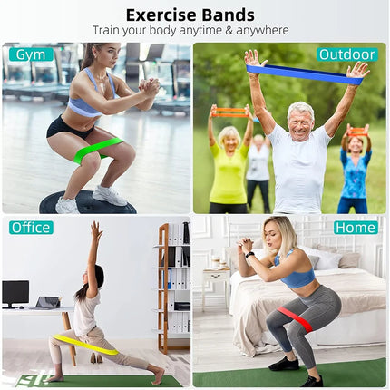 Resistance Bands Set — Elastic Loop for Yoga, Strength & Recovery
