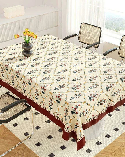 Stylish Heat-Resistant PVC Table Protector with Superior Insulation Technology