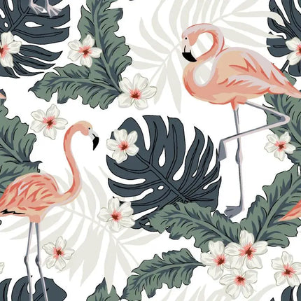 Pink Flamingo Waterproof Wallpaper