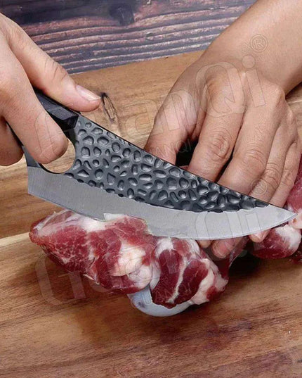 Serbian Artisan Steel Chef Knife Set with Comfortable Wooden Handles - Unmatched Quality Blades