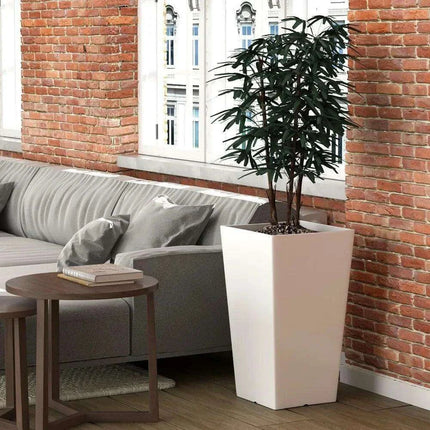 Elegant Duo of Contemporary Outdoor Planters for Stylish Gardening