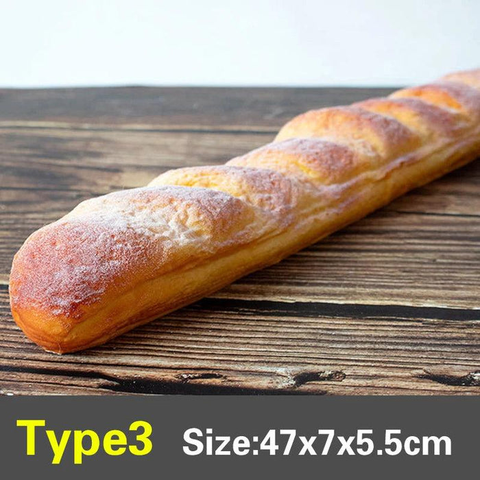 Elegant Artificial French Baguette Home Decor for Kitchen and Display