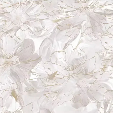 3D Feather & Flower Mural Wallpaper – Custom-Made, Multiple Patterns & Materials