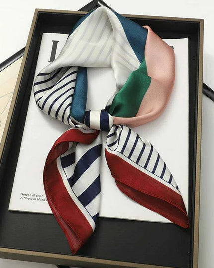 Chic Toddler Elegance: Luxurious 70x70cm Silk Scarf for Ages 6 Months to 4 Years