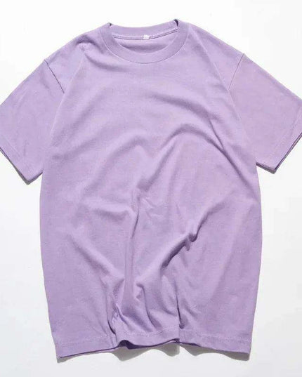 300gsm Premium Cotton Unisex Short-Sleeve T-Shirt - Pure White Blank Tee for Wholesale