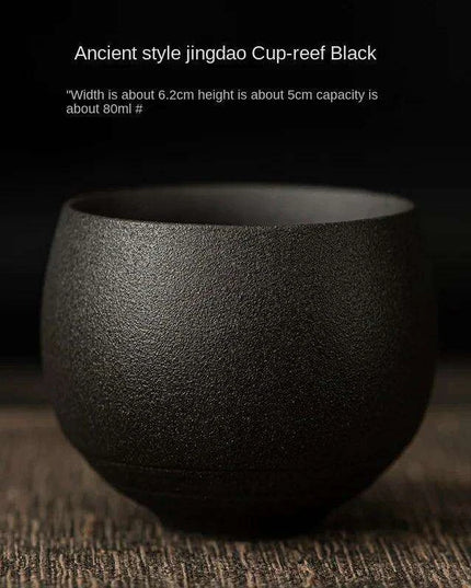 Artisan Japanese Stoneware Tea Cups for Authentic Kung Fu Tea Ceremonies