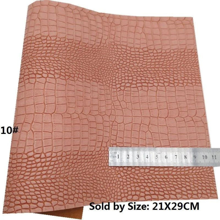 Glittery Pink Tiger & Serpent Faux Leather DIY Crafting Set