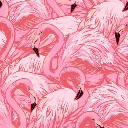 Pink Flamingo Waterproof Wallpaper